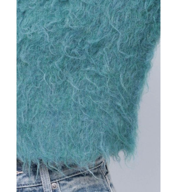 EVRIS「シャギークロップドニットトップス」|ニット・セーター|