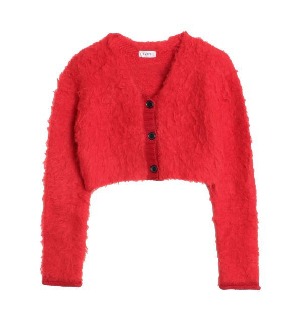 EVRIS「シャギークロップドニットトップス」|ニット・セーター|