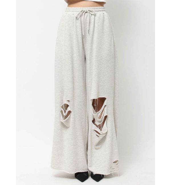 EVRIS「ダメージスウェットパンツ」|その他|