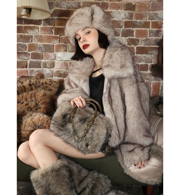 EVRIS「フェイクファーフライトキャップ」|キャップ・キャスケット|