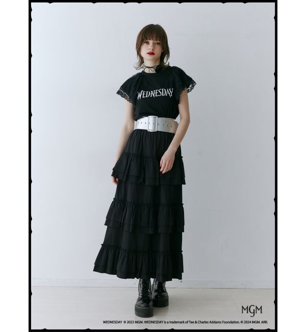 jouetie「レースドッキングラグランTシャツ【コラボ】」|Tシャツ・カットソー|