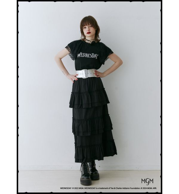 jouetie「レースドッキングラグランTシャツ【コラボ】」|Tシャツ・カットソー|