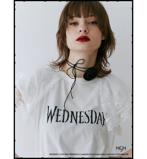 jouetie「レースドッキングラグランTシャツ【コラボ】」|Tシャツ・カットソー|