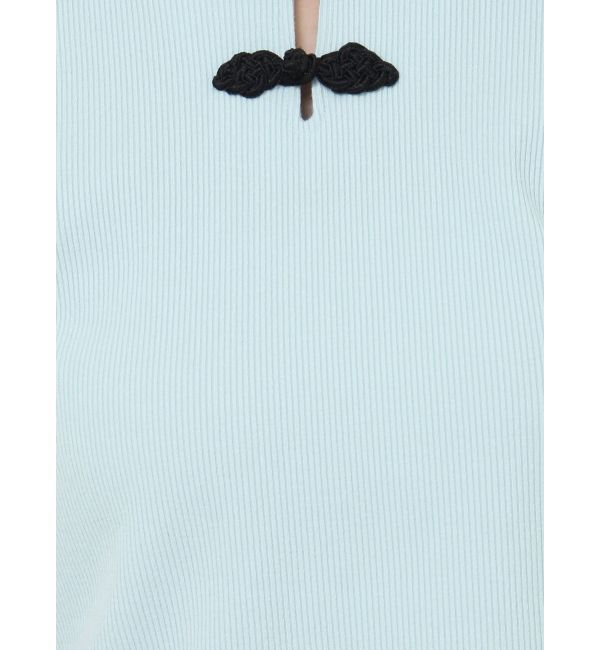 jouetie「パフスリーブチャイナポロトップス」|ポロシャツ|