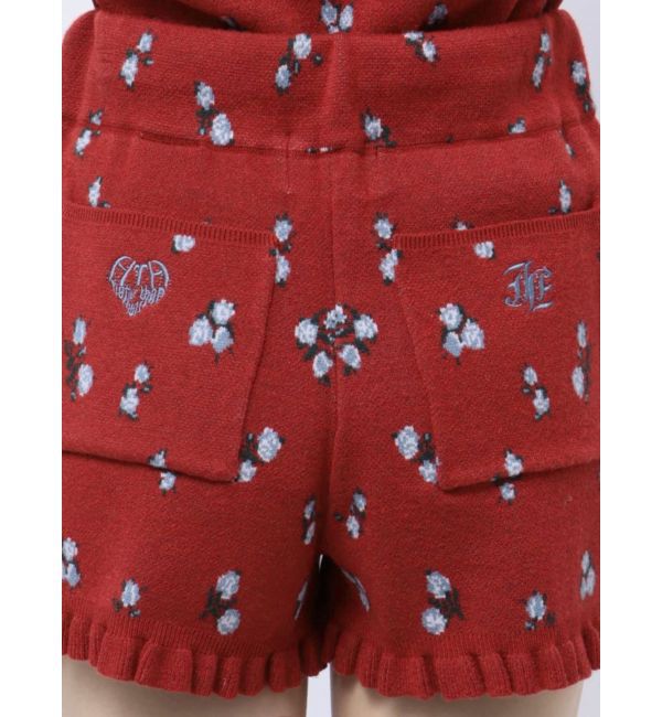 jouetie「【jouetie&times;HTH】フリルフラワーニットパンツ【コラボ】」|その他|