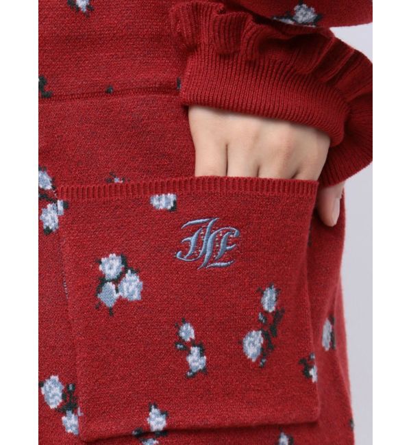 jouetie「【jouetie&times;HTH】フリルフラワーニットパンツ【コラボ】」|その他|