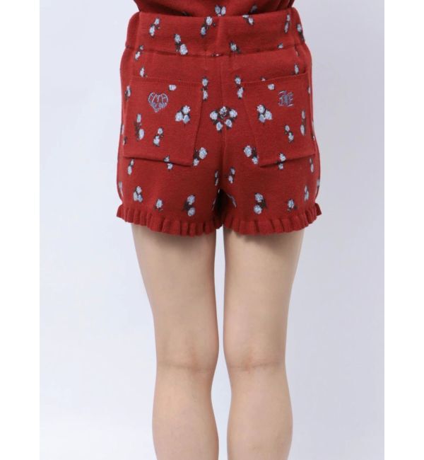 jouetie「【jouetie&times;HTH】フリルフラワーニットパンツ【コラボ】」|その他|