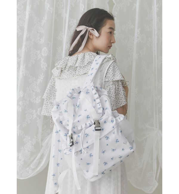 merry jenny「flowerフリルバックパック」|リュック|