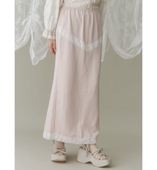 merry jenny「girlhoodレースコンビスカート」|スカート|