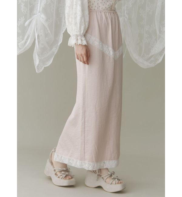 merry jenny「girlhoodレースコンビスカート」|スカート|