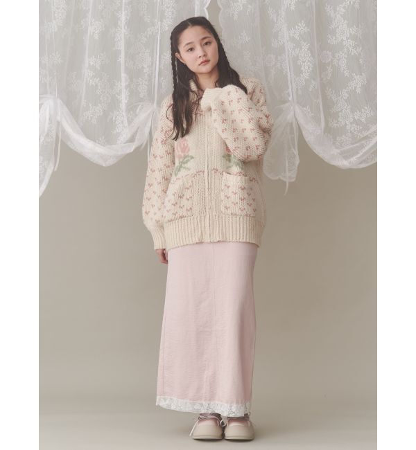 merry jenny「girlhoodレースコンビスカート」|スカート|