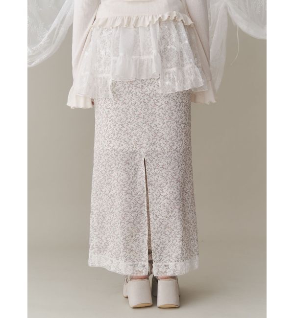 merry jenny「girlhoodレースコンビスカート」|スカート|
