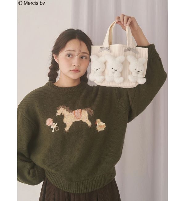 merry jenny「もこもこナインチェミニトート」|トートバッグ|