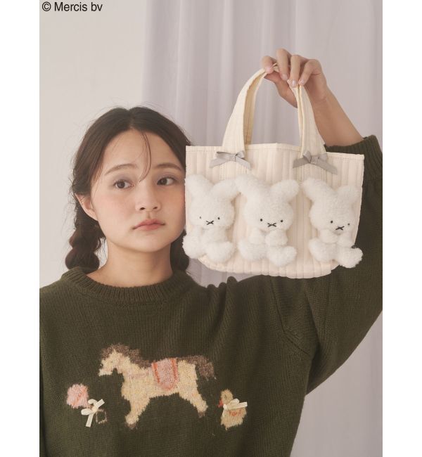 merry jenny「もこもこナインチェミニトート」|トートバッグ|