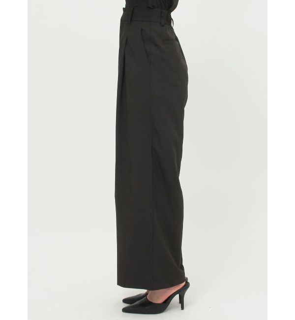 GYDA「ハイウエストタックワイドスラックスパンツ」|その他|