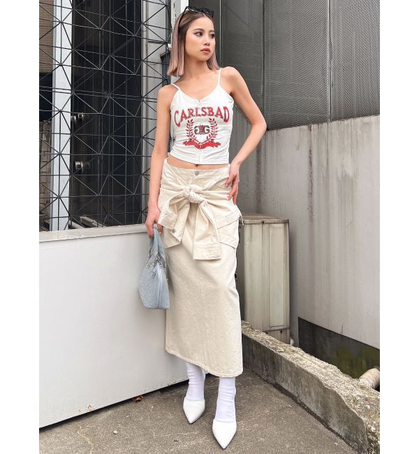 GYDA「loinclothロングスカート」|スカート|