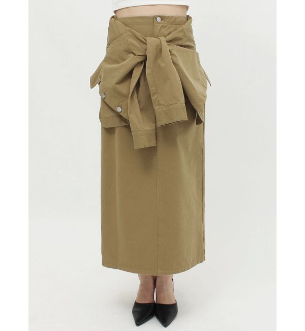 GYDA「loinclothロングスカート」|スカート|