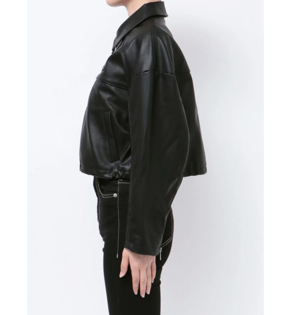 GYDA「【TINY】GYDAプレートショートフェイクレザージャケット」|その他|