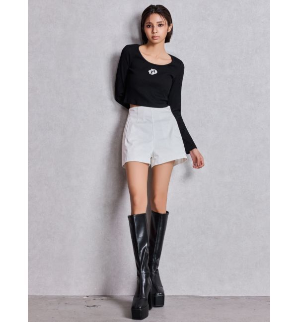 GYDA「BACK LACE UPショートパンツ」|その他|