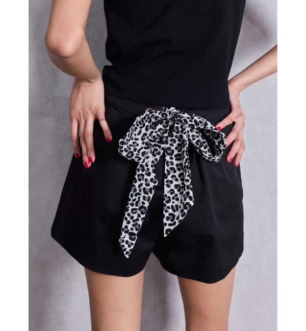 GYDA「BACK LACE UPショートパンツ」|その他|ブラック