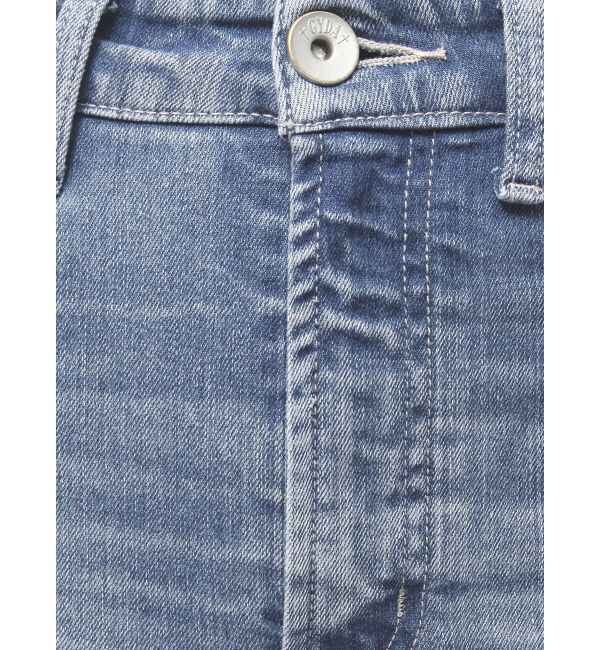 GYDA「ハイウエストcut out poketダメージスキニーデニムパンツ」|デニム|