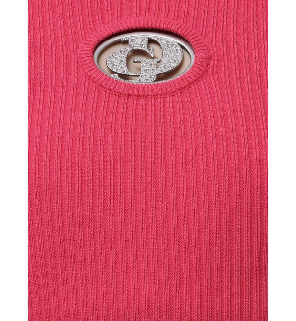 GYDA「GD bijou MOLD ハーフスリーブ ニットワンピース」|ワンピース|