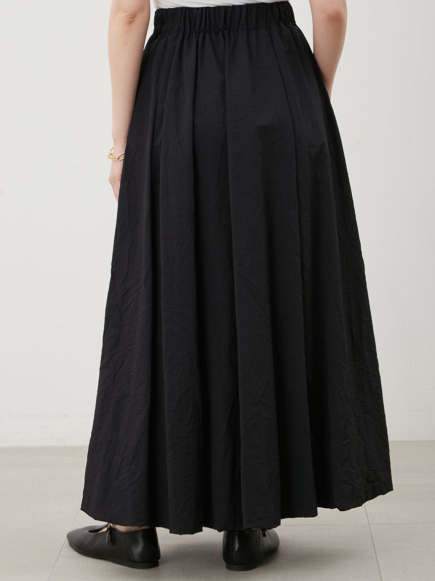 Mila Owen「マキシウエストドロストワッシャーバルーンスカート」|スカート|