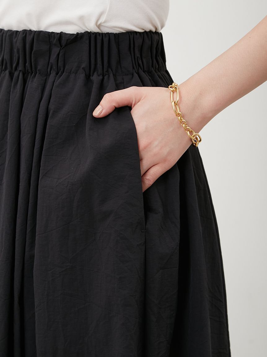 Mila Owen「マキシウエストドロストワッシャーバルーンスカート」|スカート|