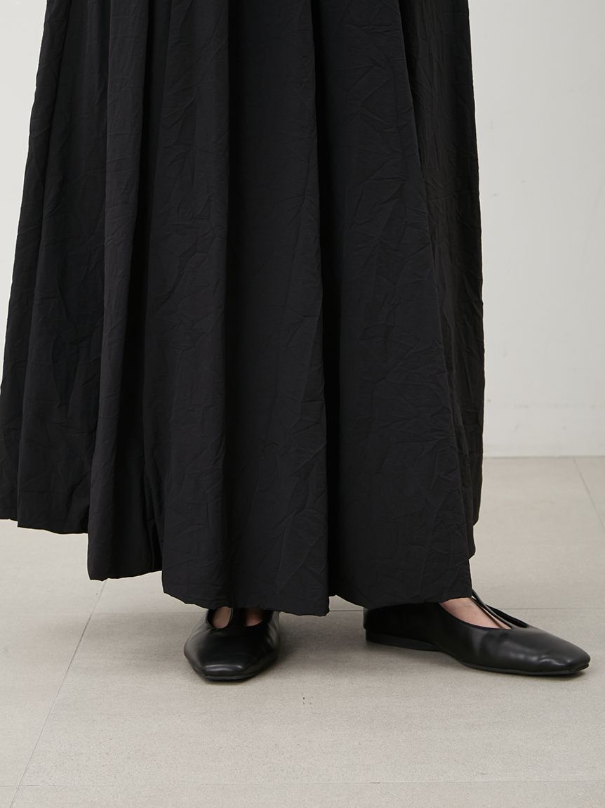 Mila Owen「マキシウエストドロストワッシャーバルーンスカート」|スカート|