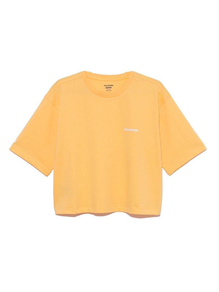 SALOMON「【SALOMON】LOGO CROP TEE W」|Tシャツ・カットソー|YEL