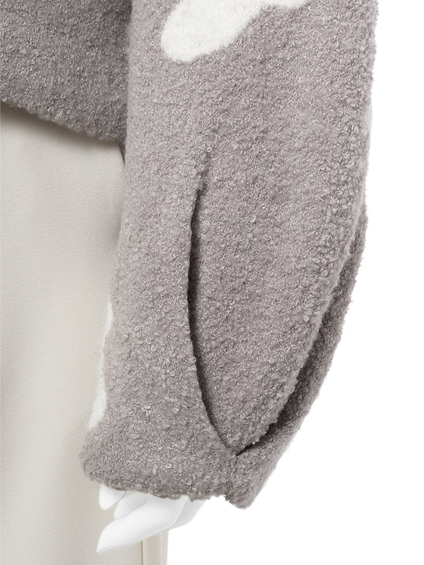 emmi atelier「ブルゾンライクカーディガン」|カーディガン|