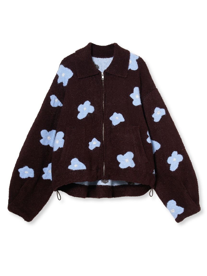 emmi atelier「ブルゾンライクカーディガン」|カーディガン|