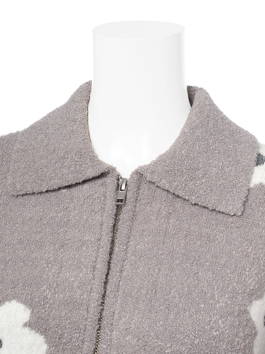 emmi atelier「ブルゾンライクカーディガン」|カーディガン|