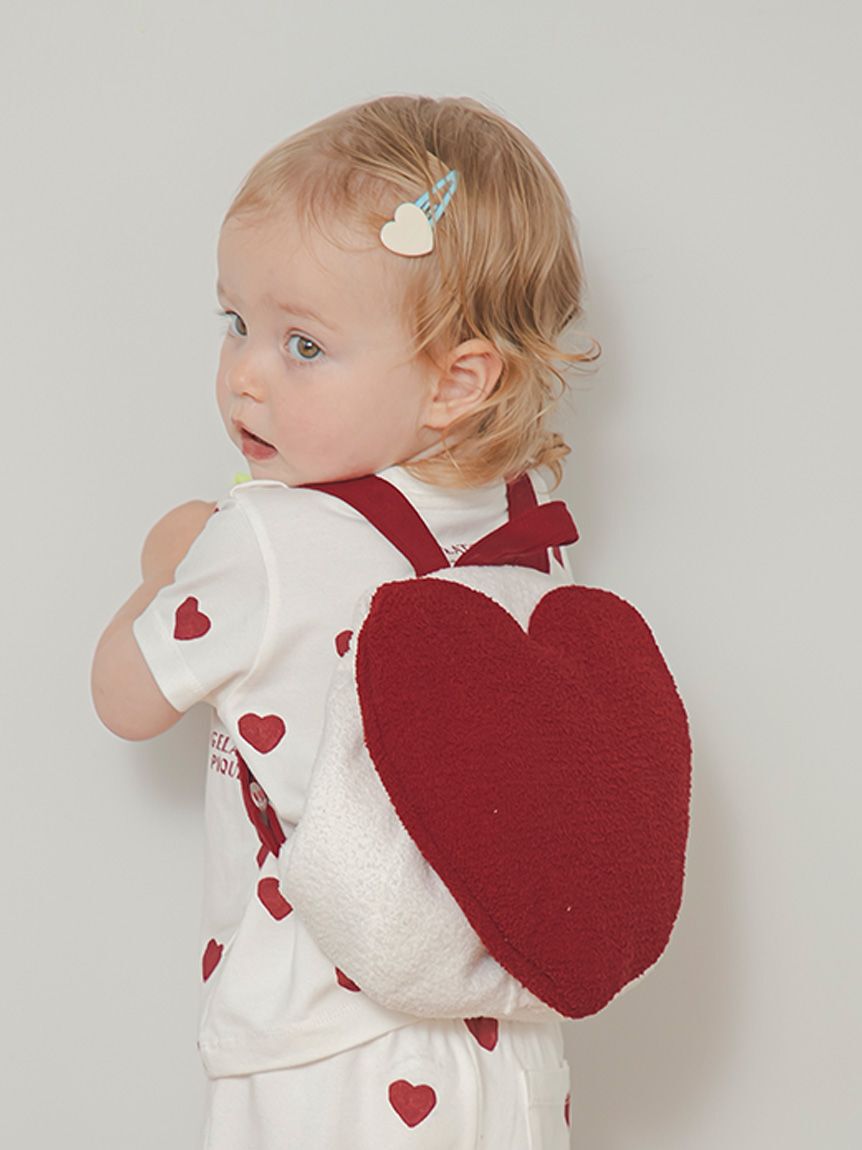 GELATO PIQUE KIDS & BABY「【KIDS】エアリーモコハートリュック」|リュック|RED