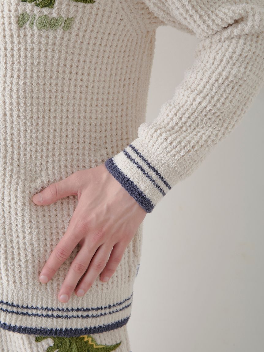 GELATO PIQUE HOMME「【HOMME】ワッフルダイナソーパーカ」|パーカー|