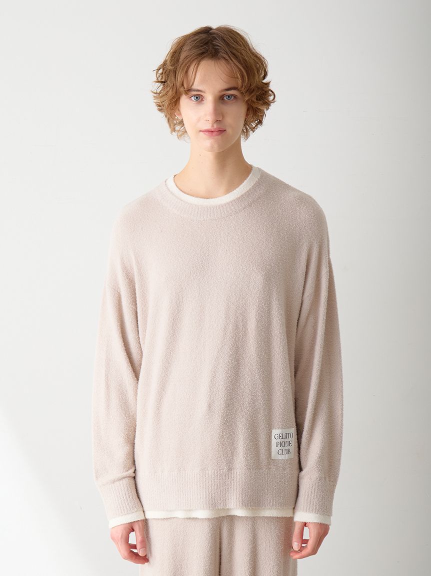 GELATO PIQUE HOMME「【HOMME】レイヤードホットスムーズィープルオーバー」|プルオーバー|