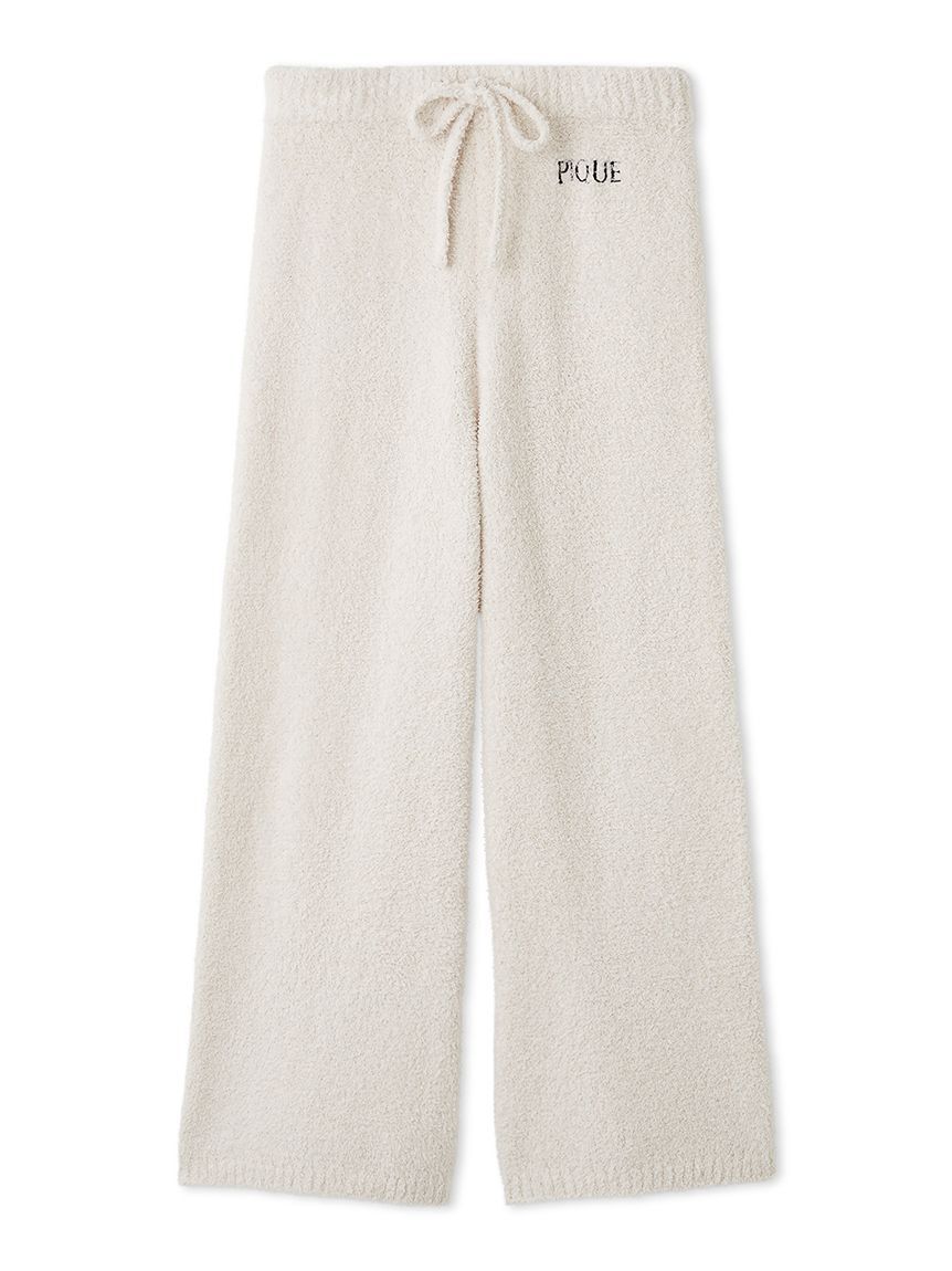 gelato pique「メランジロゴ刺繍ロングパンツ」|ルームウェア|