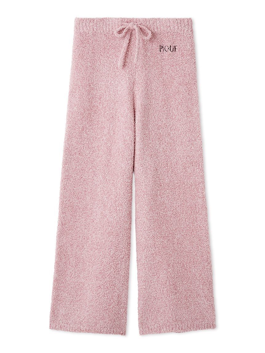 gelato pique「メランジロゴ刺繍ロングパンツ」|ルームウェア|PNK