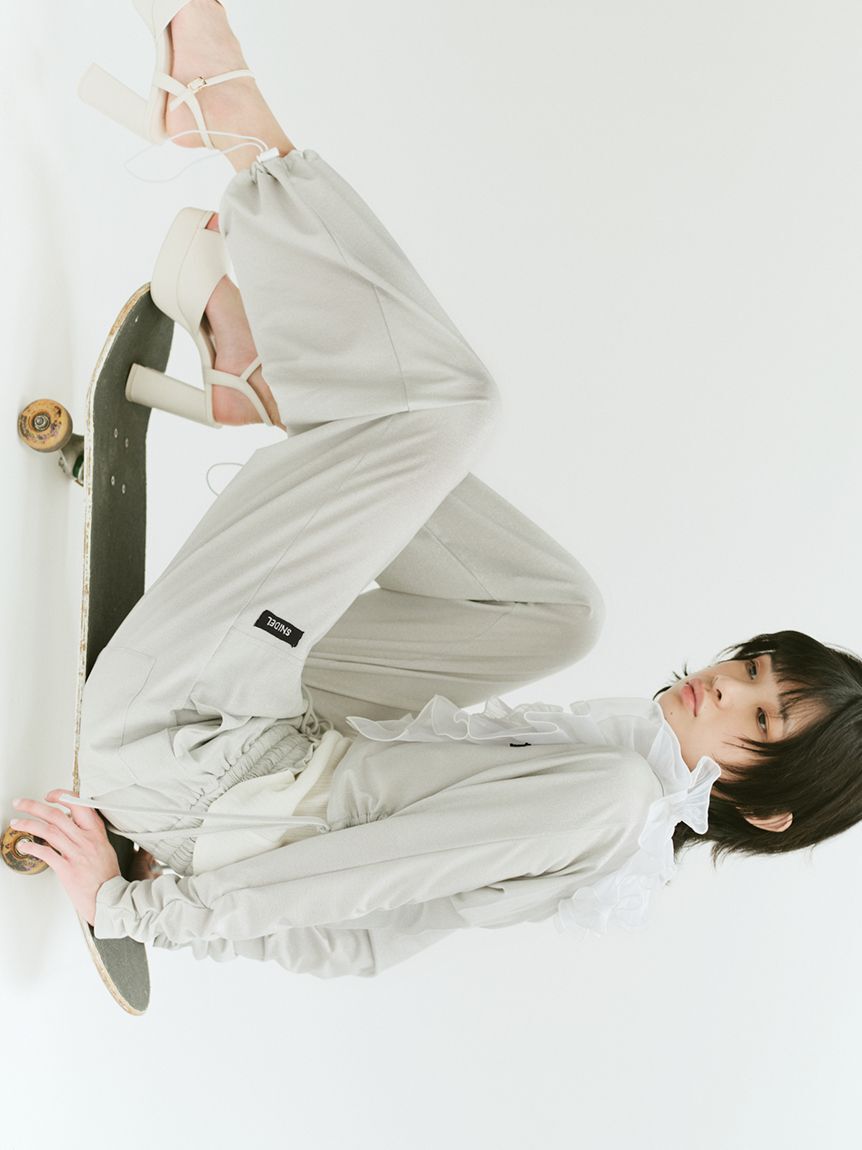 SNIDEL「フリルカラーカットプルオーバー」|Tシャツ・カットソー|