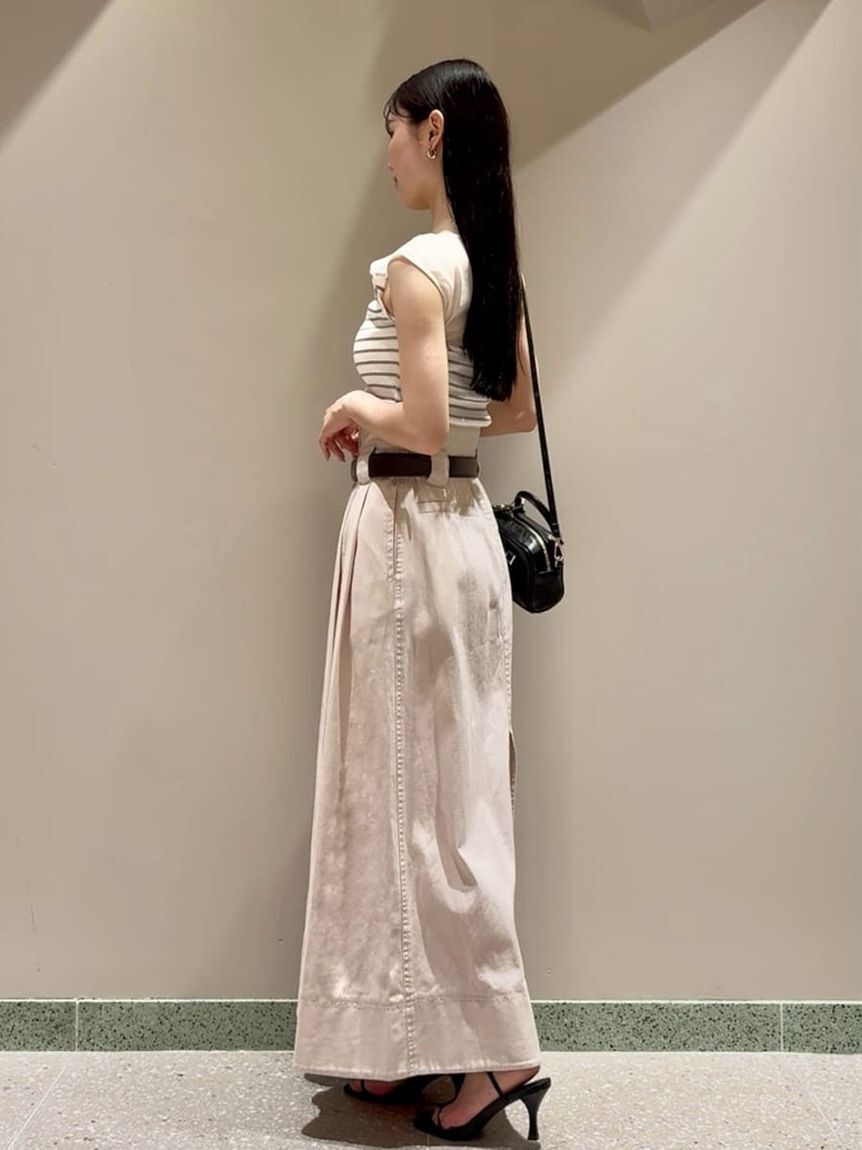 SNIDEL「シアー切替カットプルオーバー」|Tシャツ・カットソー|