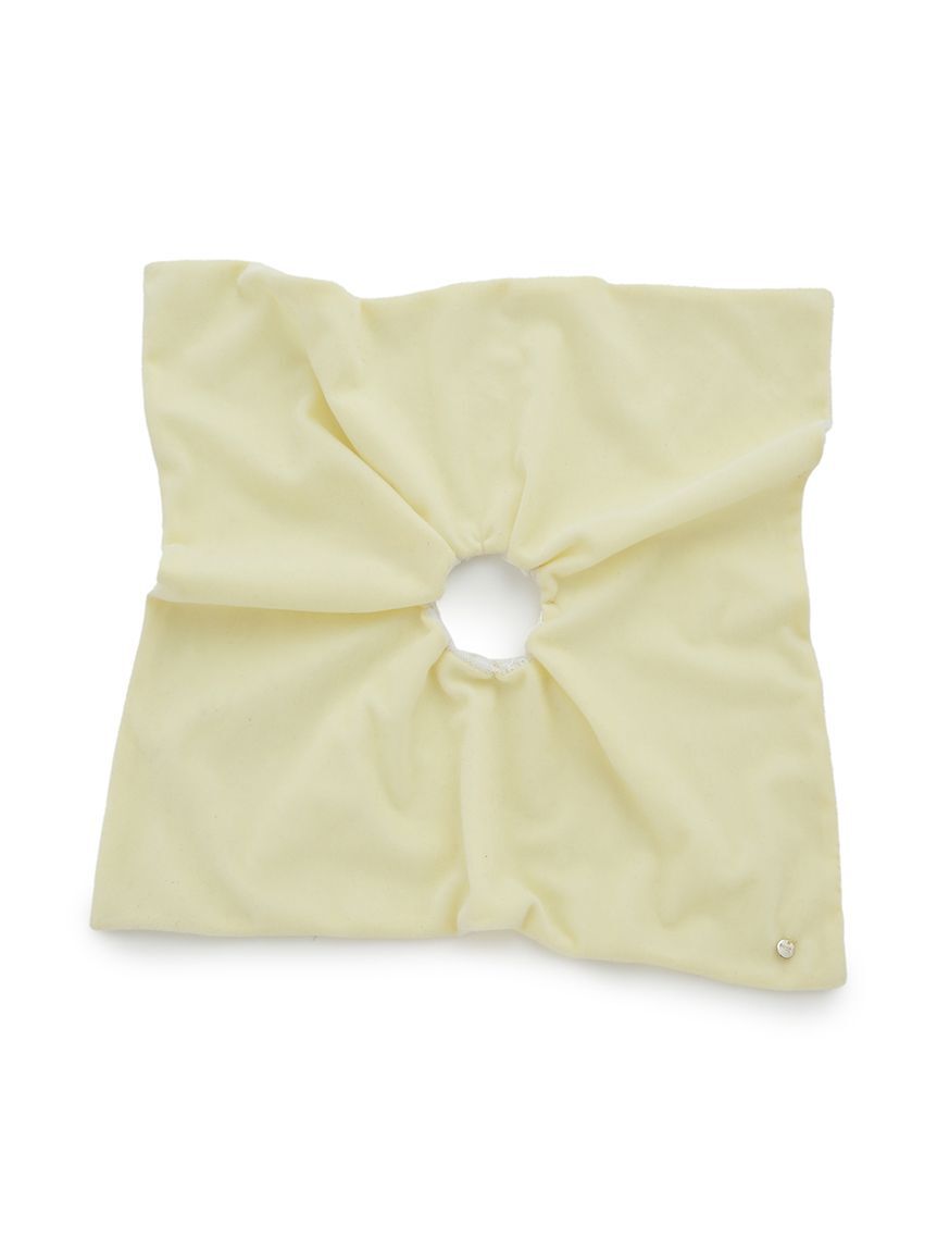 SNIDEL「レースコンビベロアシュシュ」|ヘアバンド|YEL