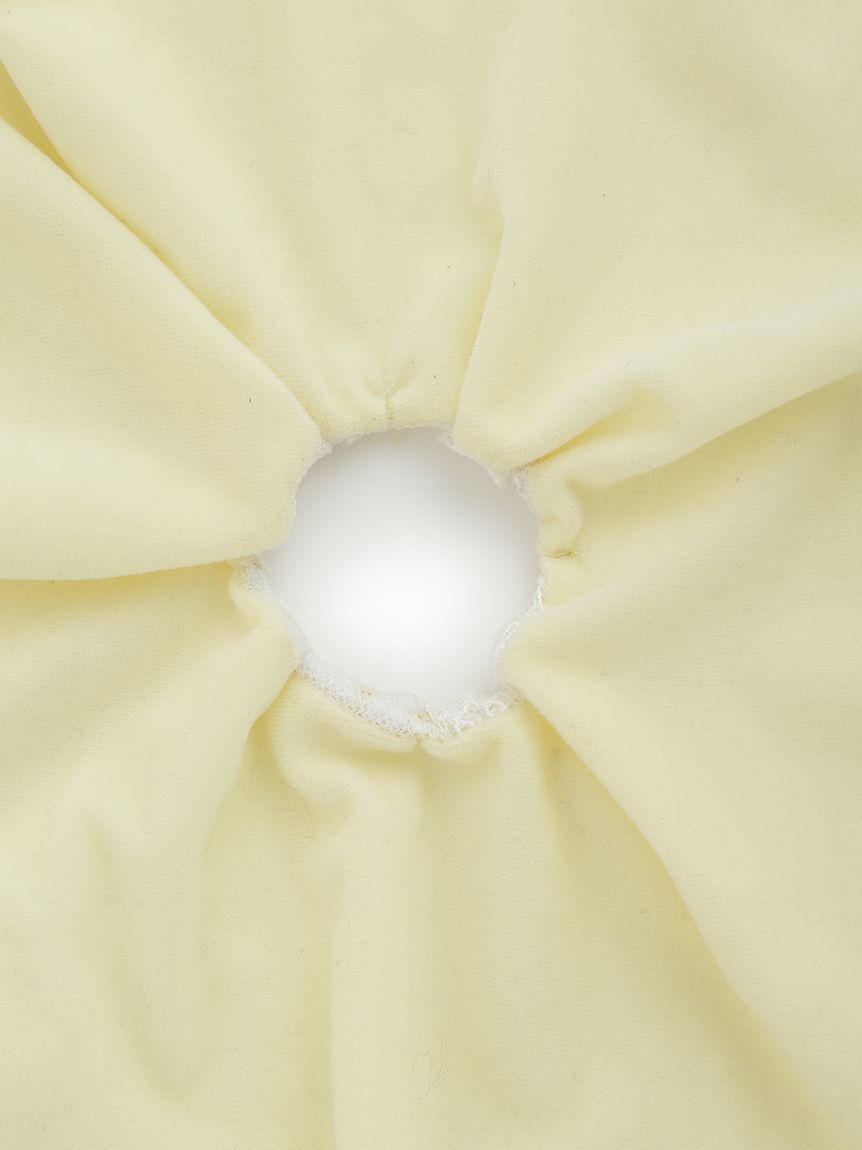 SNIDEL「レースコンビベロアシュシュ」|ヘアバンド|