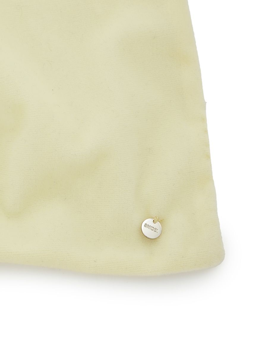 SNIDEL「レースコンビベロアシュシュ」|ヘアバンド|