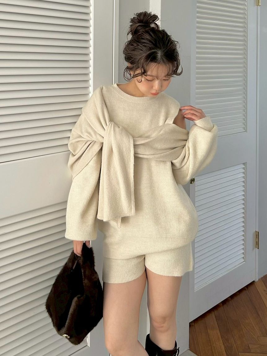 SNIDEL「畦ニットショートパンツ」|その他|