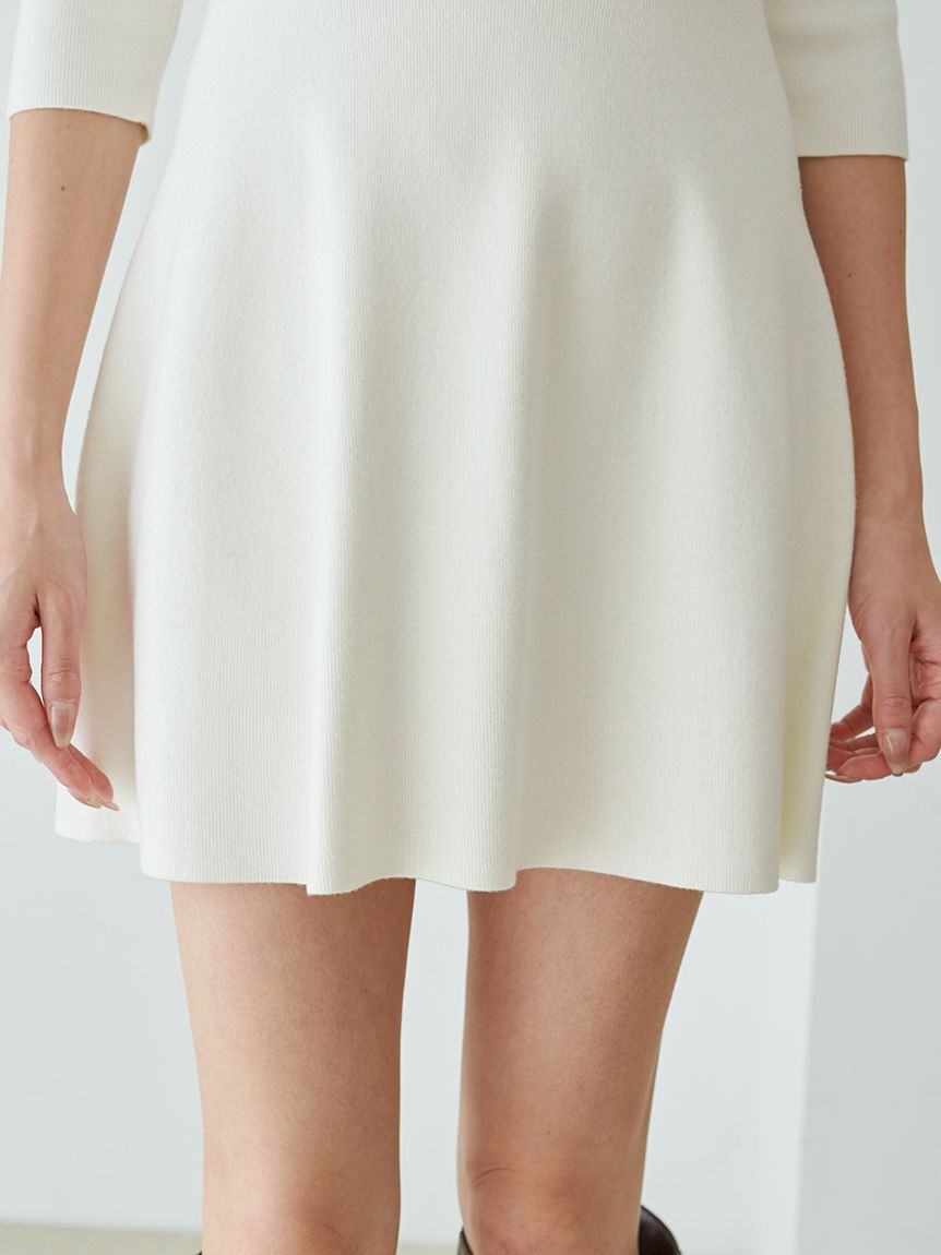 SNIDEL「ラッフルミニニットワンピース」|ワンピース|