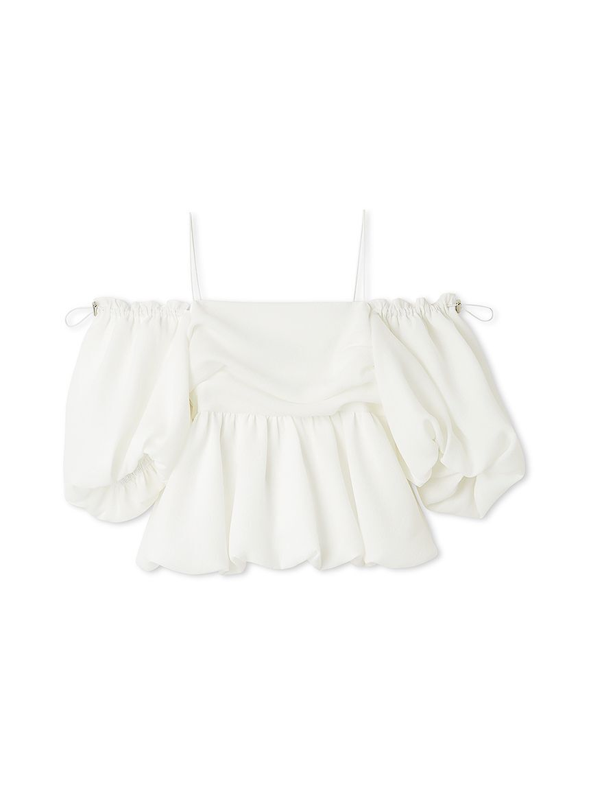 FRAY I.D「3wayオフショルパフスリーブブラウス／ウォッシャブル」|シャツ・ブラウス|