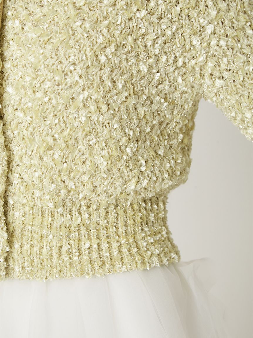 FRAY I.D「スパングルヤーンラメカーディガン」|カーディガン|