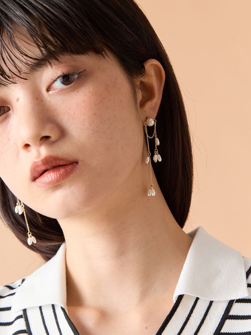 LILY BROWN「バリエーションパールピアス(Hearts2Hearts着用)」|ピアス|