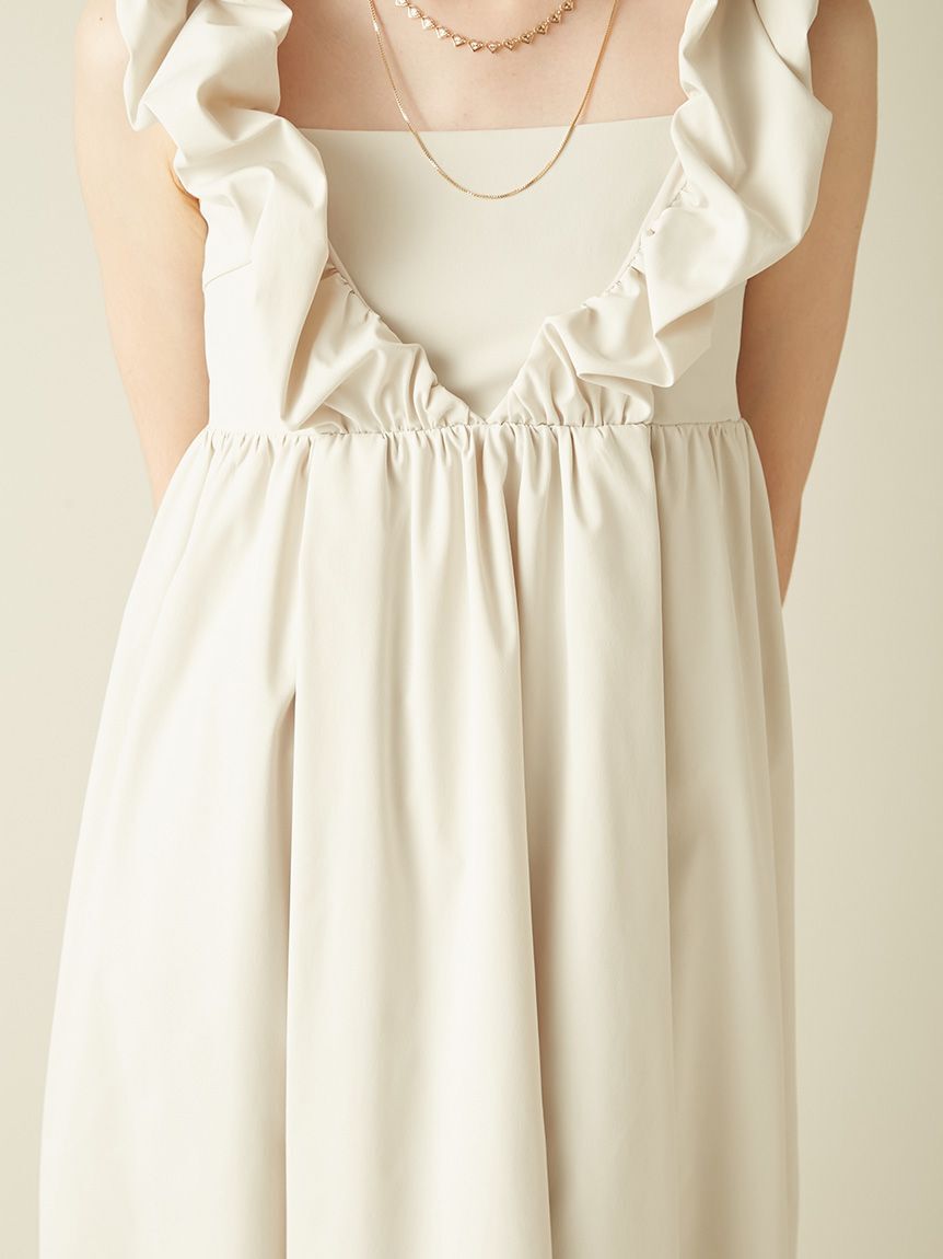 LILY BROWN「エンジェルスリーブボリュームワンピース」|ワンピース|