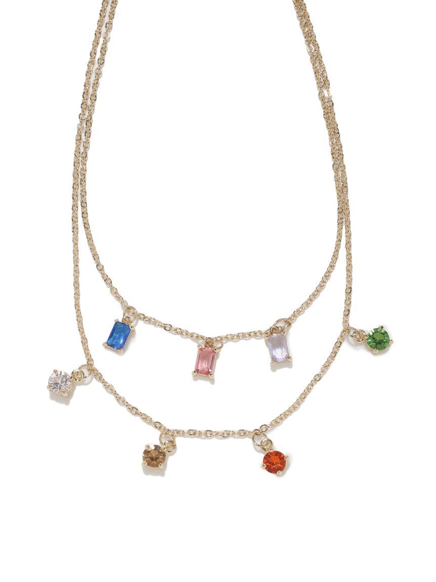 LILY BROWN「カラフルストーンネックレス」|ネックレス|